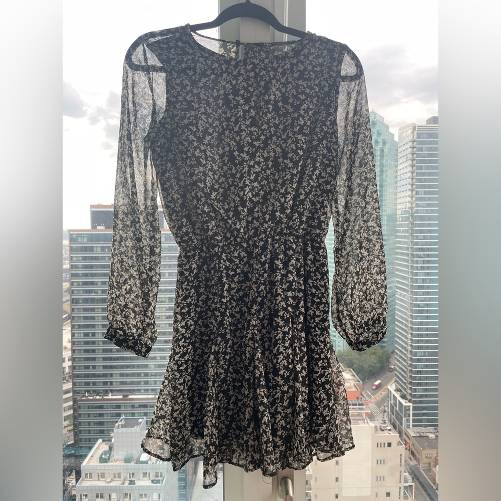 zara floral dress